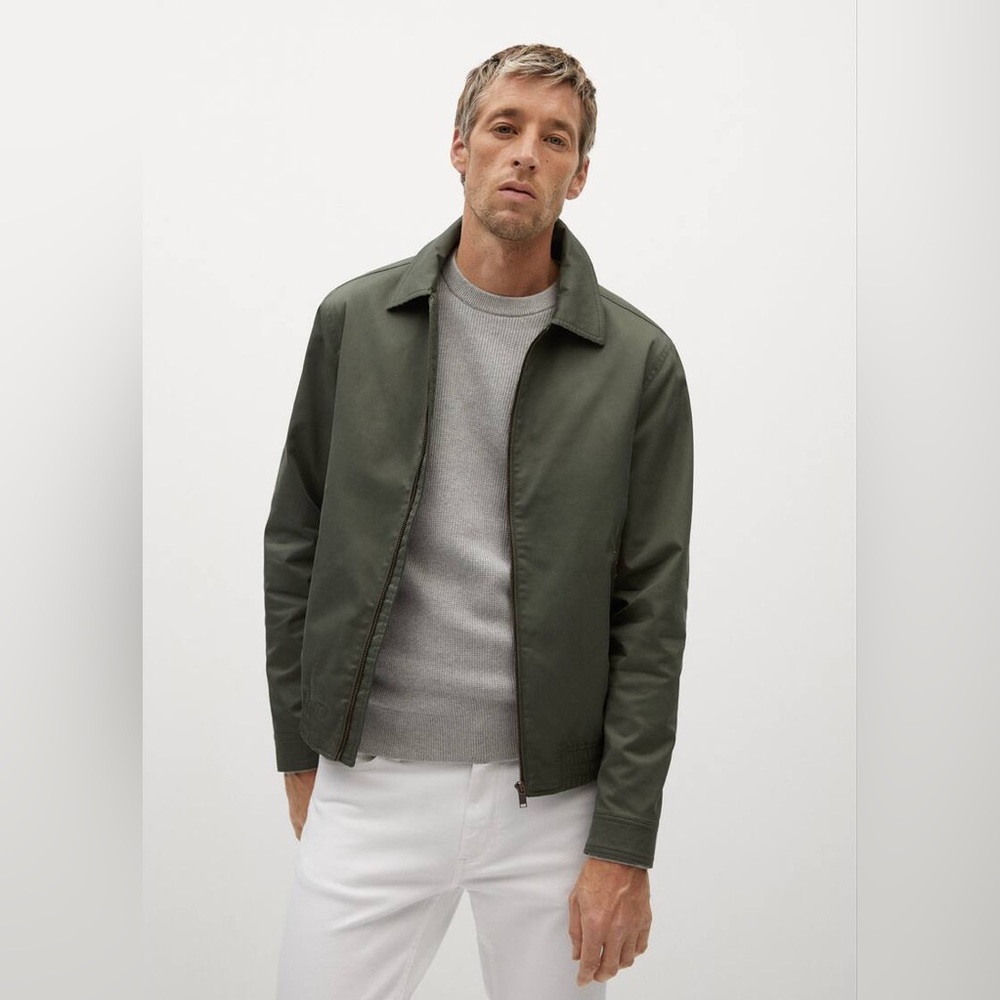 MANGO men’s jacket green, small